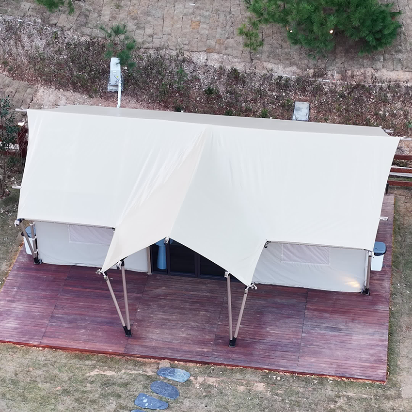 G3-Light luxury log cabin hotel tent - 图片 3