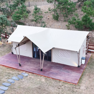 G3-Light luxury log cabin hotel tent
