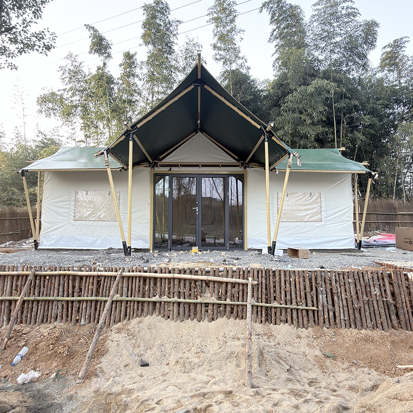 Luxury Glamping Tent | Premium Eco-Friendly Bamboo Frame Cabin - 图片 2