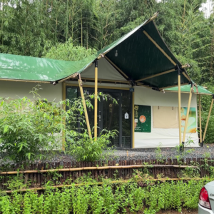 Luxury Glamping Tent | Premium Eco-Friendly Bamboo Frame Cabin