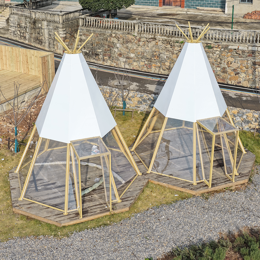 Scenic Campground Tipi Tent Custom Manufacture - 图片 2