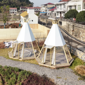Scenic Campground Tipi Tent Custom Manufacture