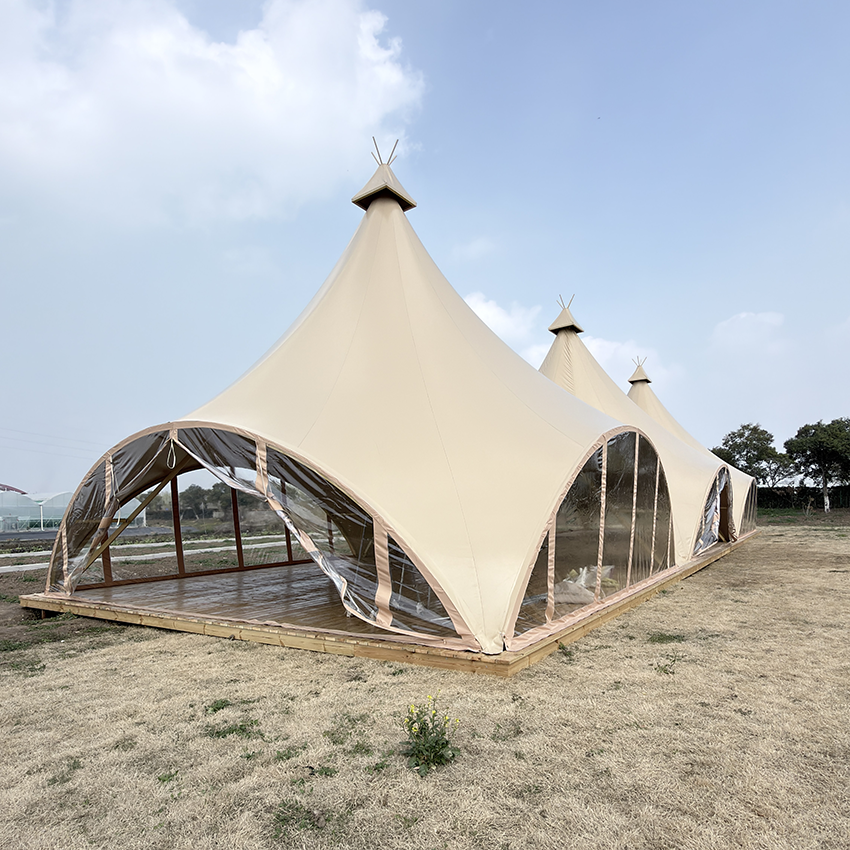 Triple Skydome Tent – Large Family Camping Tent with 3 Connected Domes - 图片 5