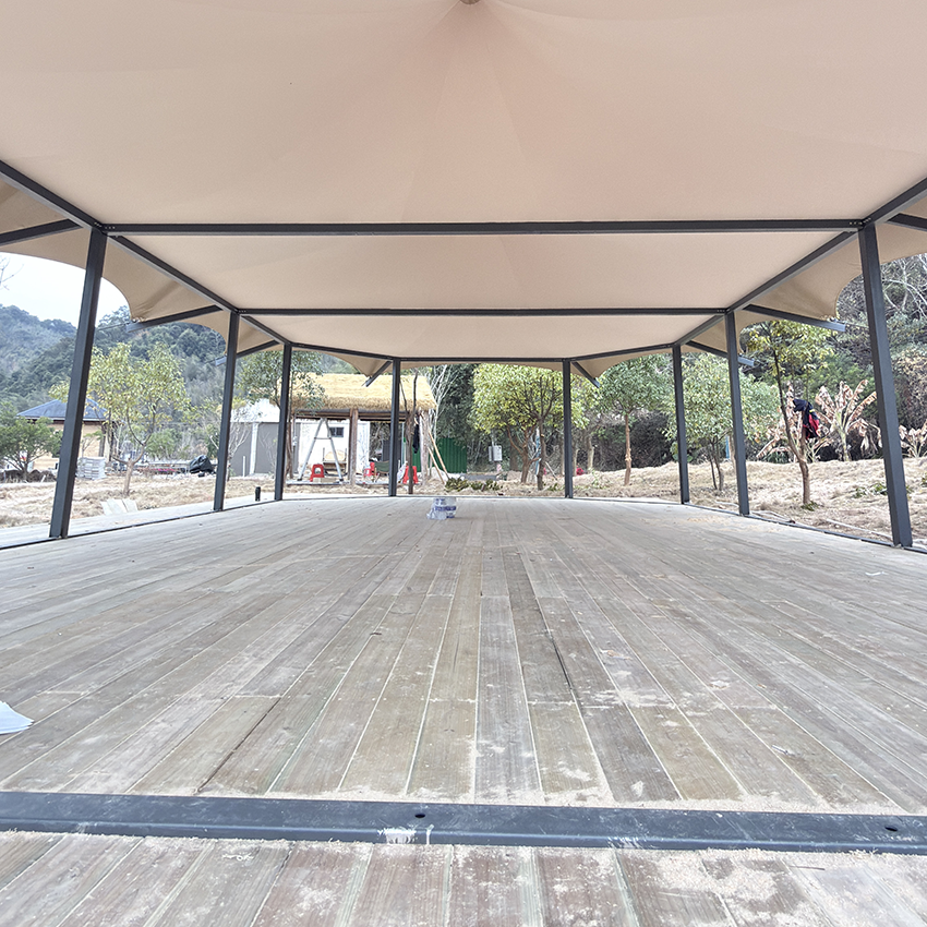 Double Peak Glamping Tent – Wild Luxury Twin-Peak Safari Tent for Resort & Eco-Lodge (Wholesale) - 图片 4