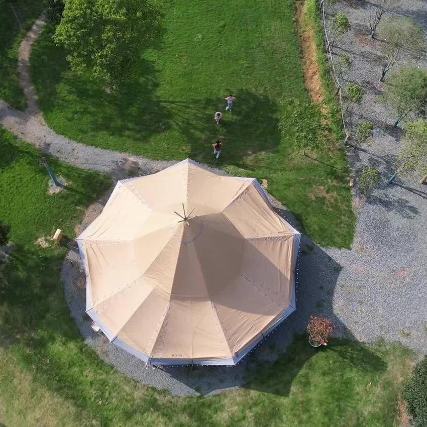 Large Luxury Tipi Tent (Hat Tent), Perfect for Scenic Campsites and Resorts - 图片 3