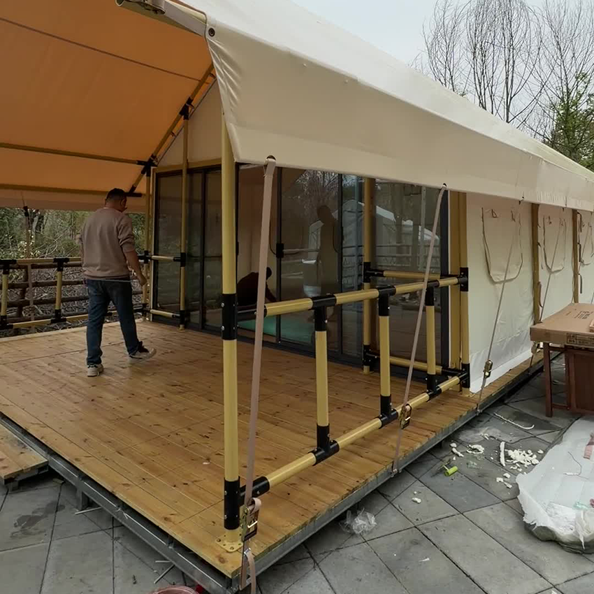 Eco-Luxury Cabin Tent | Sustainable Design for Glamping Resorts - 图片 3