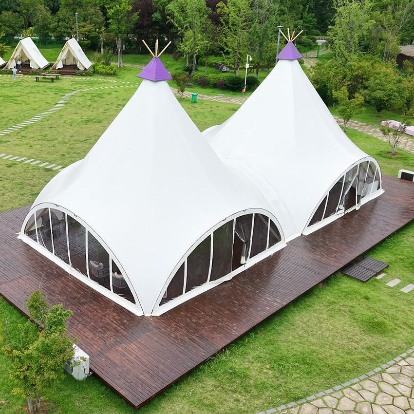 Luxury Twin-Peak Dome Tents – Perfect for High-End Eco-Resorts - 图片 2