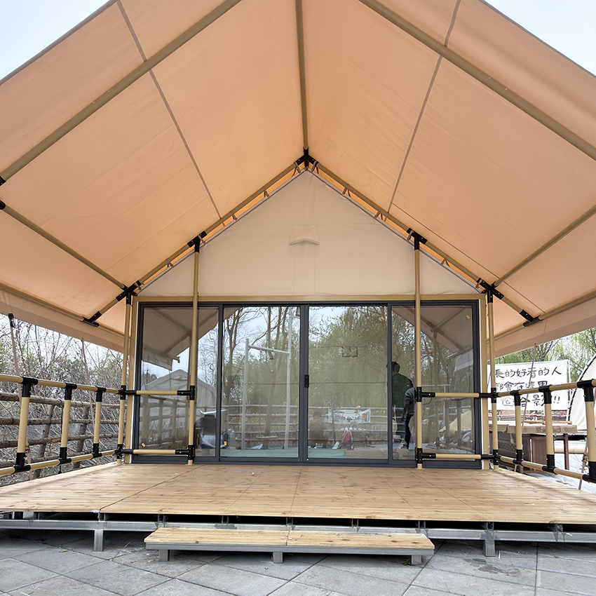Eco-Luxury Cabin Tent | Sustainable Design for Glamping Resorts - 图片 2