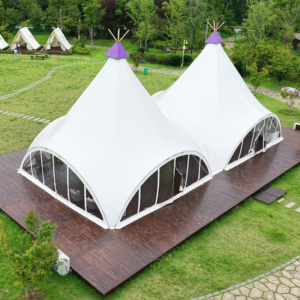 Luxury Twin-Peak Dome Tents – Perfect for High-End Eco-Resorts