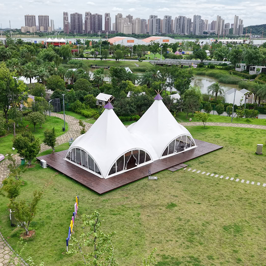 Luxury Twin-Peak Dome Tents – Perfect for High-End Eco-Resorts - 图片 5