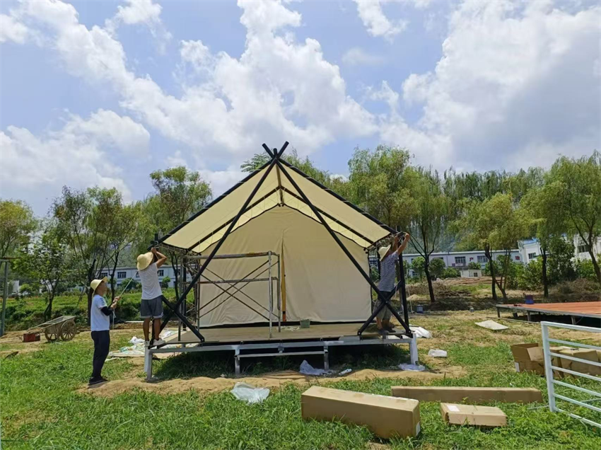 Luxury Safari Tent for Glamping Resort | Durable Canvas Tent for Outdoor Accommodation - 图片 2