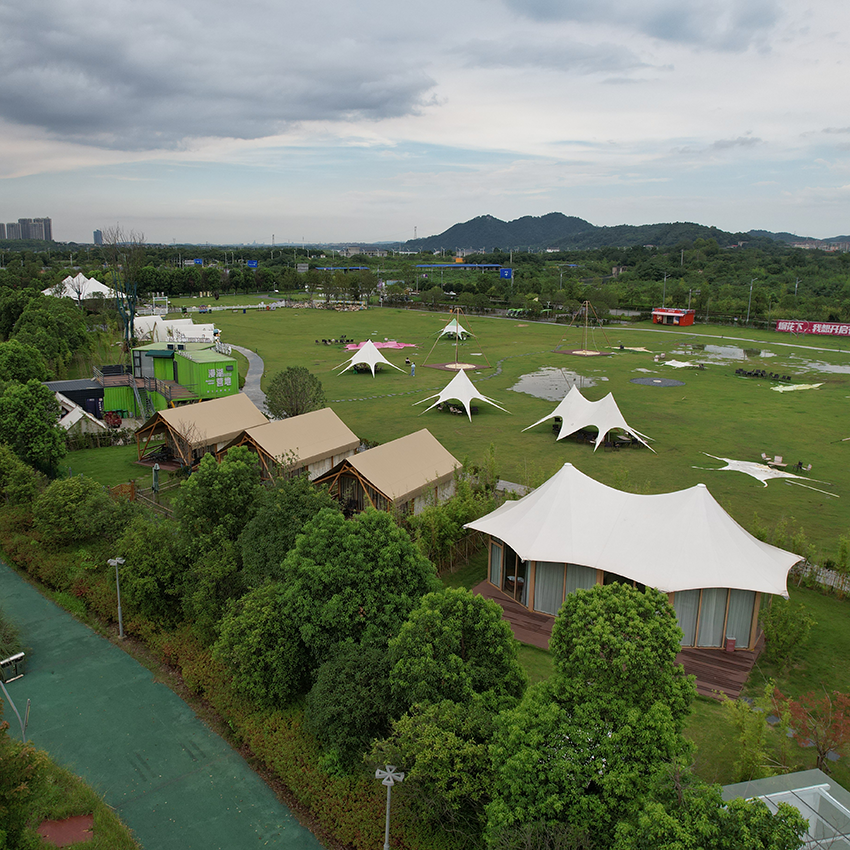 Luxury Wood-Frame Glamping Tent for Eco-Resorts & Hospitality - 图片 5