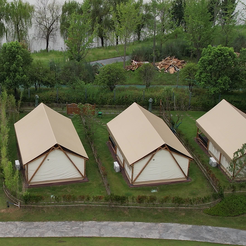 Luxury Wood-Frame Glamping Tent for Eco-Resorts & Hospitality - 图片 4