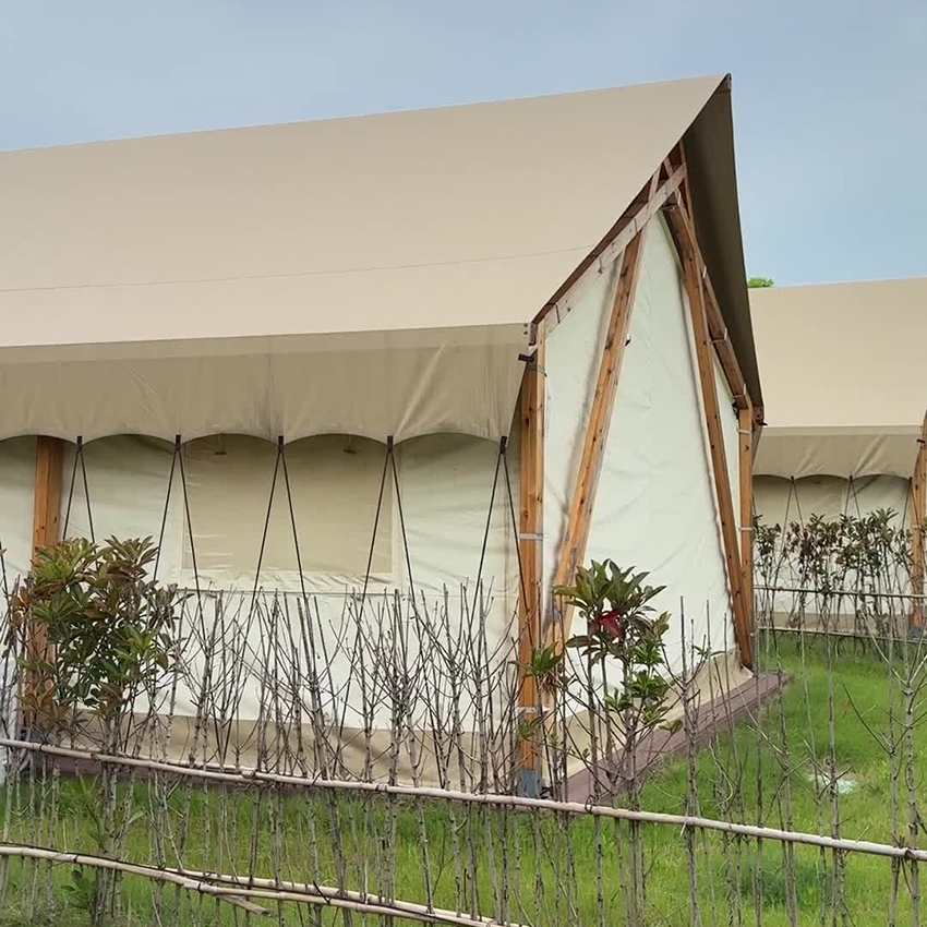 Luxury Wood-Frame Glamping Tent for Eco-Resorts & Hospitality - 图片 3