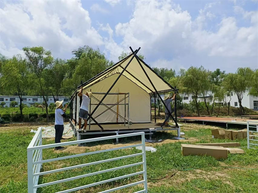 Luxury Safari Tent for Glamping Resort | Durable Canvas Tent for Outdoor Accommodation - 图片 3