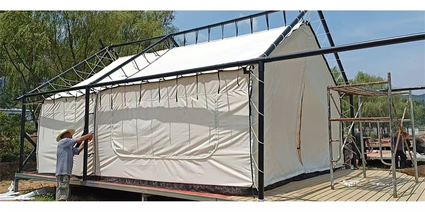 Luxury Safari Tent for Glamping Resort | Durable Canvas Tent for Outdoor Accommodation - 图片 4