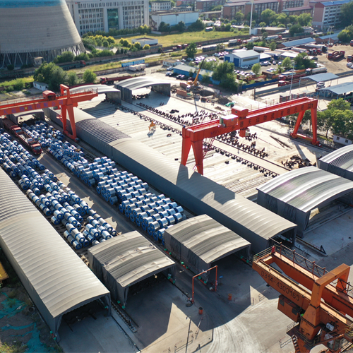 Large Span Electric Telescopic Canopy Shed | Custom Outdoor Sliding Warehouse Awning - 图片 3