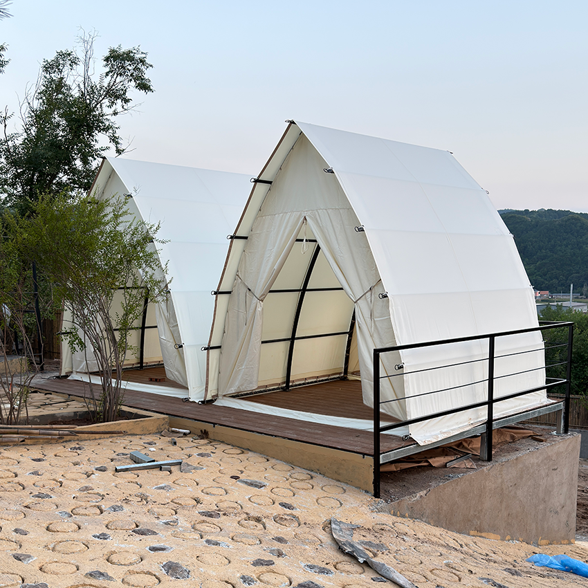 Eco-Friendly Sail Canvas Tent for Nature Resorts | High-End Glamping Tent with Panoramic Views - Image 2