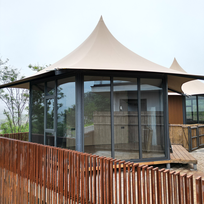 Luxury Glamping Tent with Panoramic Glass Walls for Scenic Spots and Hotels — Perfect for All-Season Eco-Resorts - Image 4