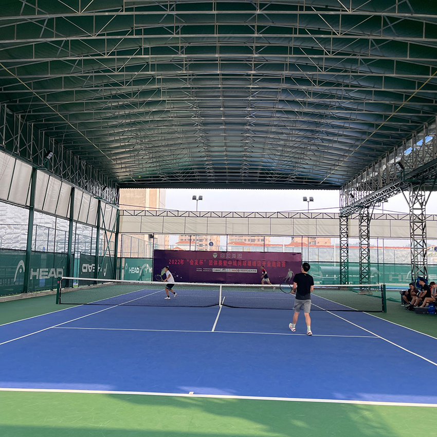 Electric Sliding Roof System for Padel & Tennis Courts | All-Weather Protection - Image 5