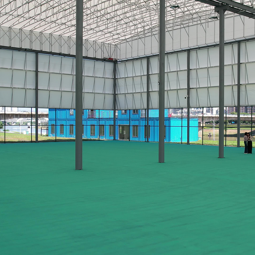 Retractable Sports Court Canopy: Electric Heavy-Duty Steel Post Fabric Roof Structure for Padel, Tennis, & Multi-Purpose Arenas - Image 6