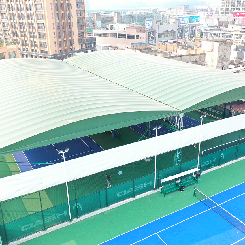 Electric Sliding Roof System for Padel & Tennis Courts | All-Weather Protection - Image 2