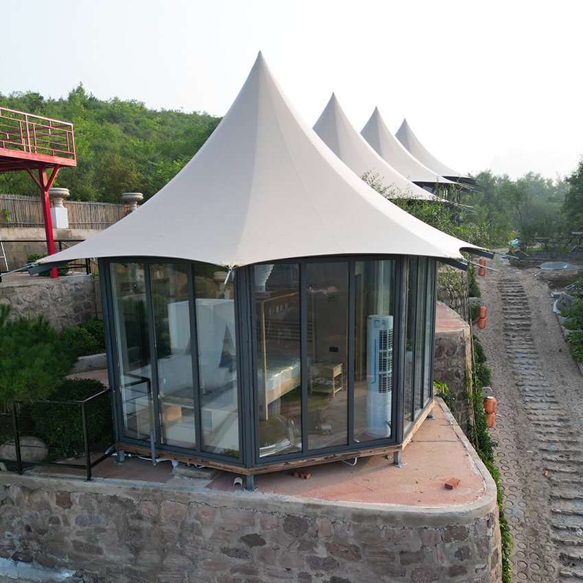 Luxury Glamping Tent with Panoramic Glass Walls for Scenic Spots and Hotels — Perfect for All-Season Eco-Resorts - Image 3