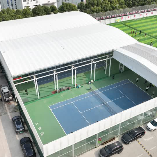 Electric retractable canopy for the stadium factory direct sales - All-Weather Motorized Sports Roof System - Image 4