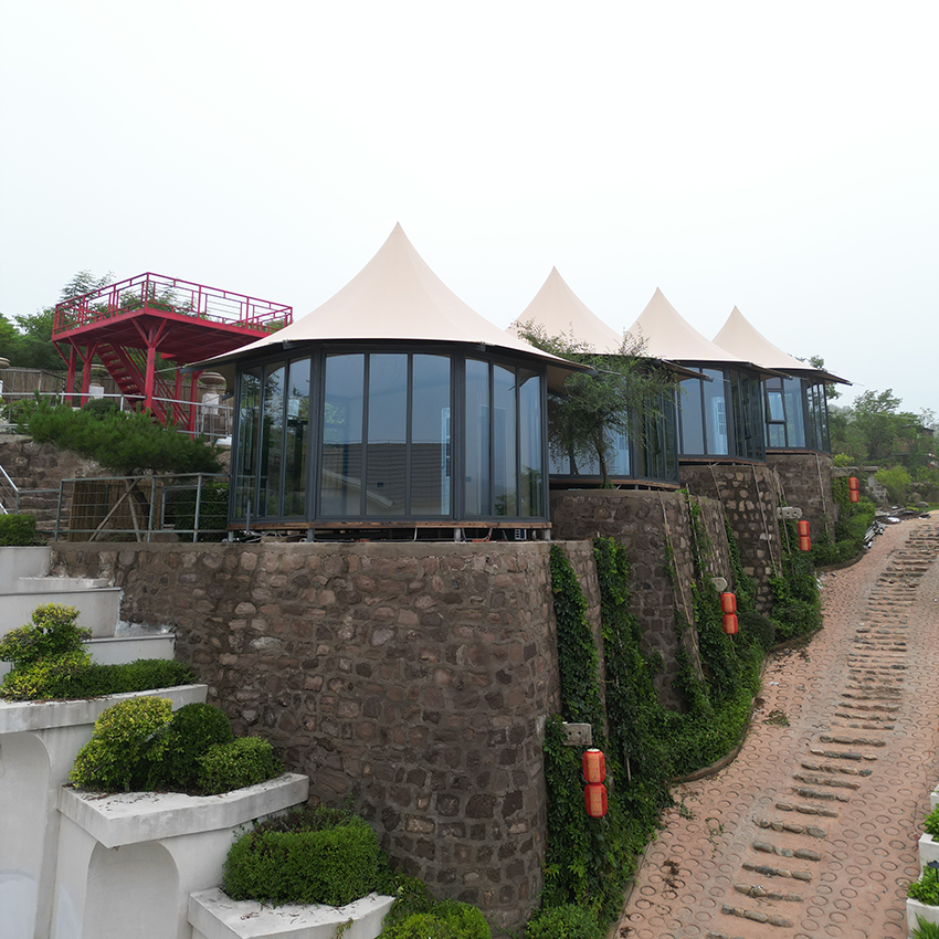 Luxury Glamping Tent with Panoramic Glass Walls for Scenic Spots and Hotels — Perfect for All-Season Eco-Resorts - Image 2