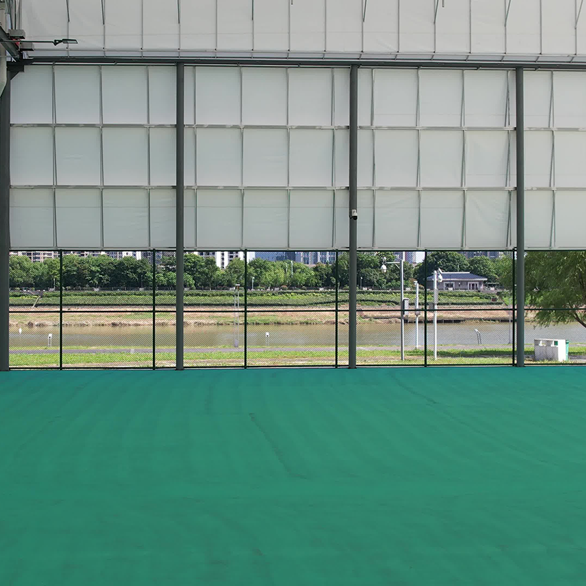 Motorized Retractable Roof System for Tennis & Basketball Courts | All-Weather Steel Frame Canopy - Image 5