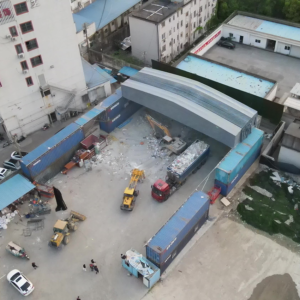 Electric Retractable Warehouse Awning-05