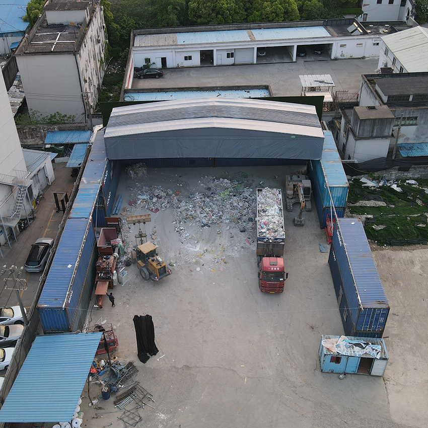 Electric Retractable Warehouse Awning-08
